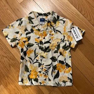 Infant floral shirt